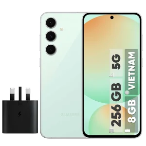 گوشی موبایل سامسونگ مدل S24 FE دو سیم کارت ظرفیت 256 گیگابایت و رم 8 گیگابایت - ویتنام - به همراه شارژر 25 وات سامسونگ